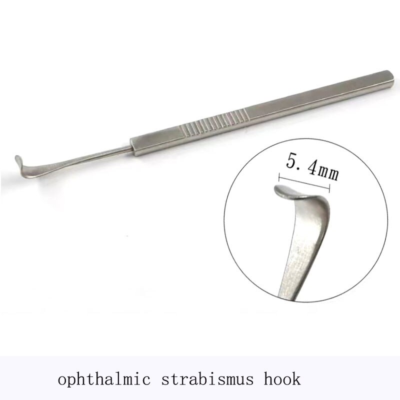 Ophthalmology strabismus hook strabismus pull hook eye pull hook with hole without hole round head flat head pull hook
