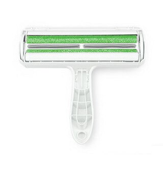 1Pc 2-Way Pet Hair Remover Roller Verwijderen Hond Kat Haar Van Meubels Zelfreinigende Lint Huisdier haar Bont Verwijdering Een Hand Bedienen: Green