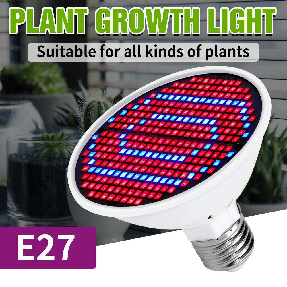 LED Grow Light E27 Growing Bulb AC 220V Phytolamp Red Blue Led Plant Full Spectrum For Grow Tent Vegetable Flower Greenhouse