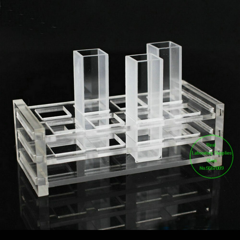 Vidrio orgánico PMMA 751, 10/20/30/40/50mm, rejilla de cubeta, suministros de laboratorio, 1 Uds.