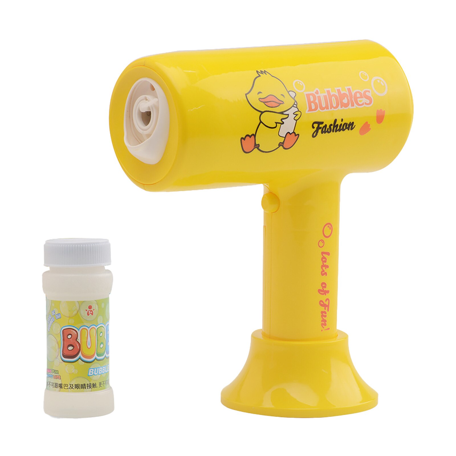 Bubble Machine Föhn Bedienen Indoor Outdoor Bubble Maker Speelgoed (23Ml) zeep Automatische Bubble Maker Baby Badkamer Speelgoed: Yellow 