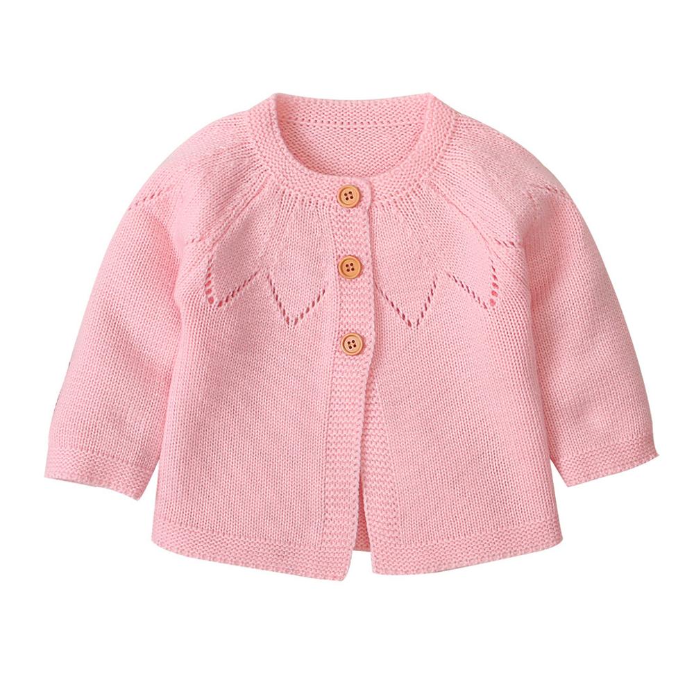 Peuter Baby Baby Jongens Meisjes Vest Haak Lange Mouwen Trui Kinderen Herfst Winter Gebreide Warme Trui Uitloper Kleding