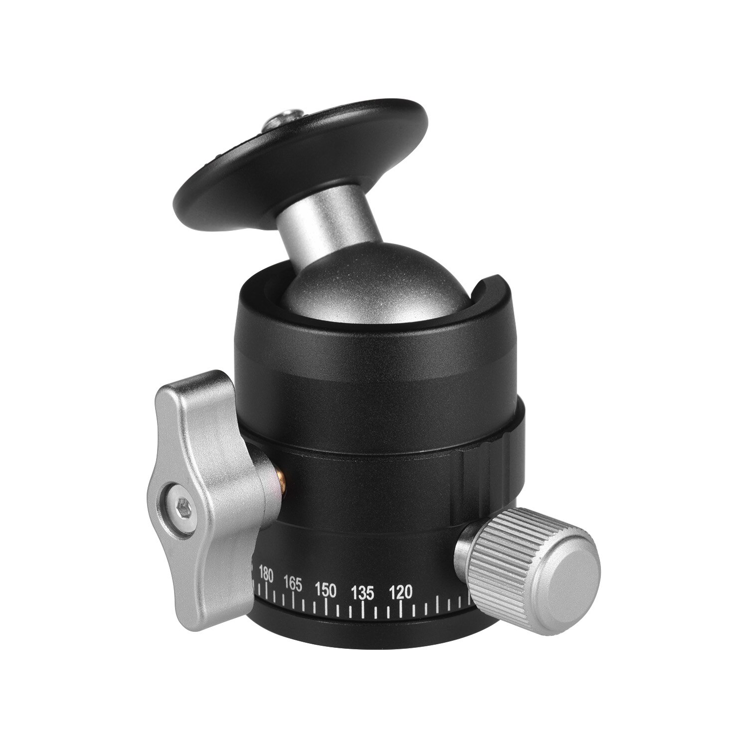Andoer MT-03 Mini Testa A Sfera Treppiede Della Macchina Fotografica DSLR Monopd Ballhead con a Forma di U Tacca Max. carico 5KG 11LB Fotografare Accessori