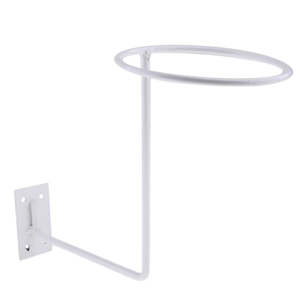 Soporte para casco de motocicleta, gancho para chaqueta, estante de exhibición de tela multifuncional montado en la pared, colgador blanco para casco