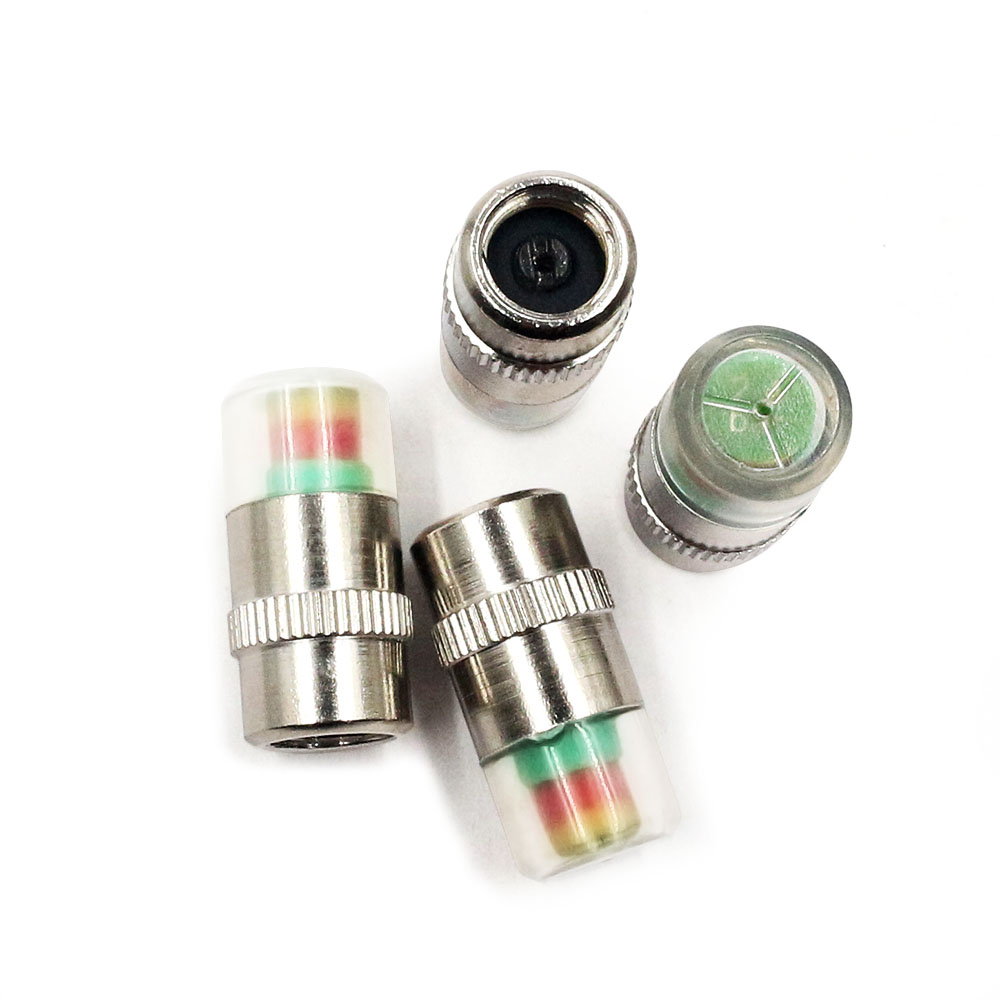 Bandenspanningsindicator Bandenspanningsmonitor Ventieldop Bandenspanningsmeter Indicator Band Waarschuwing Externe Klepdetectie