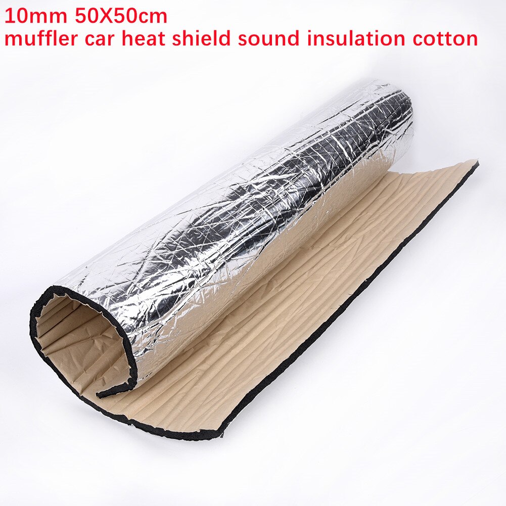 High noise reduction Thermal Heat Insulation Auto Thermal Silver Flame retardant Cotton Automotive Goods Car Accessories Auto: Green