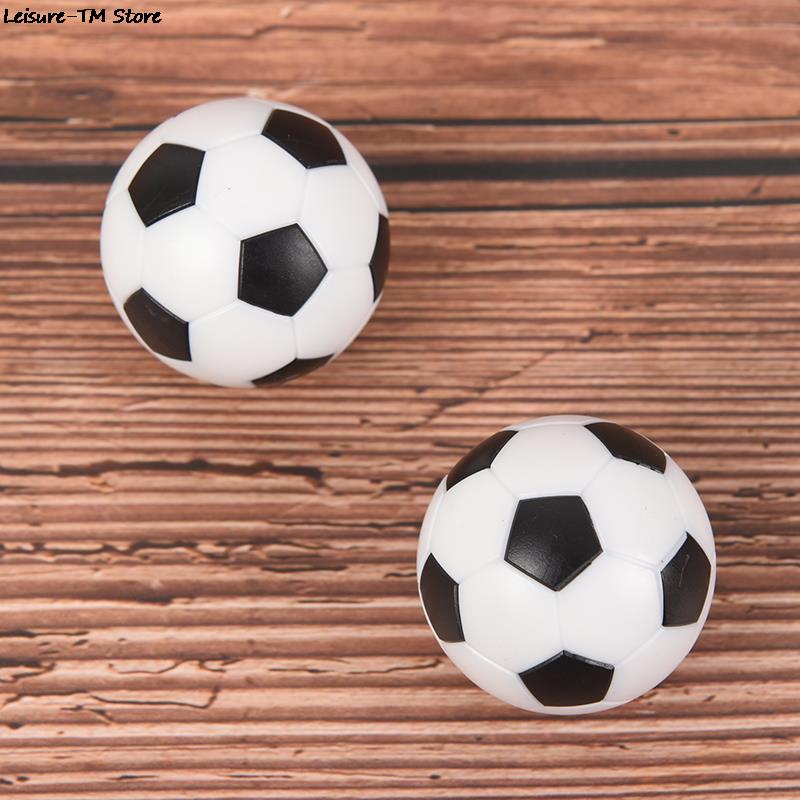 2Pcs Black And White Foosball Table Soccer Plastic Table Ball Baby Foot Fussball Spotrs