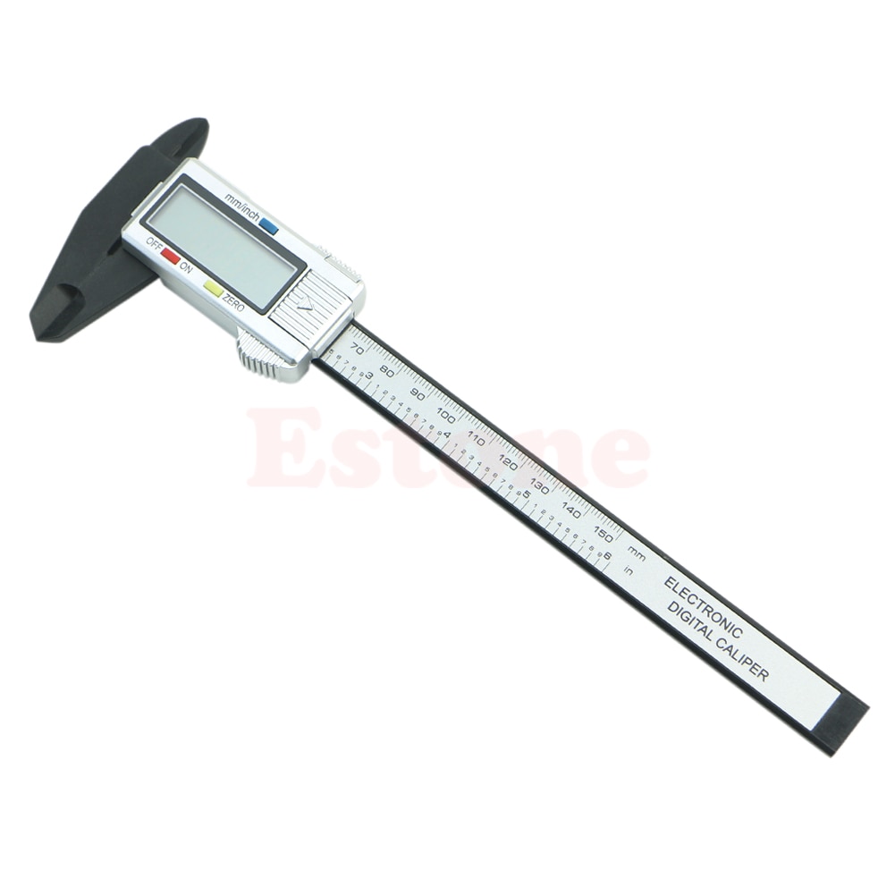 Digital Electronic LCD Gauge Vernier 150mm 6inch Caliper Micrometer