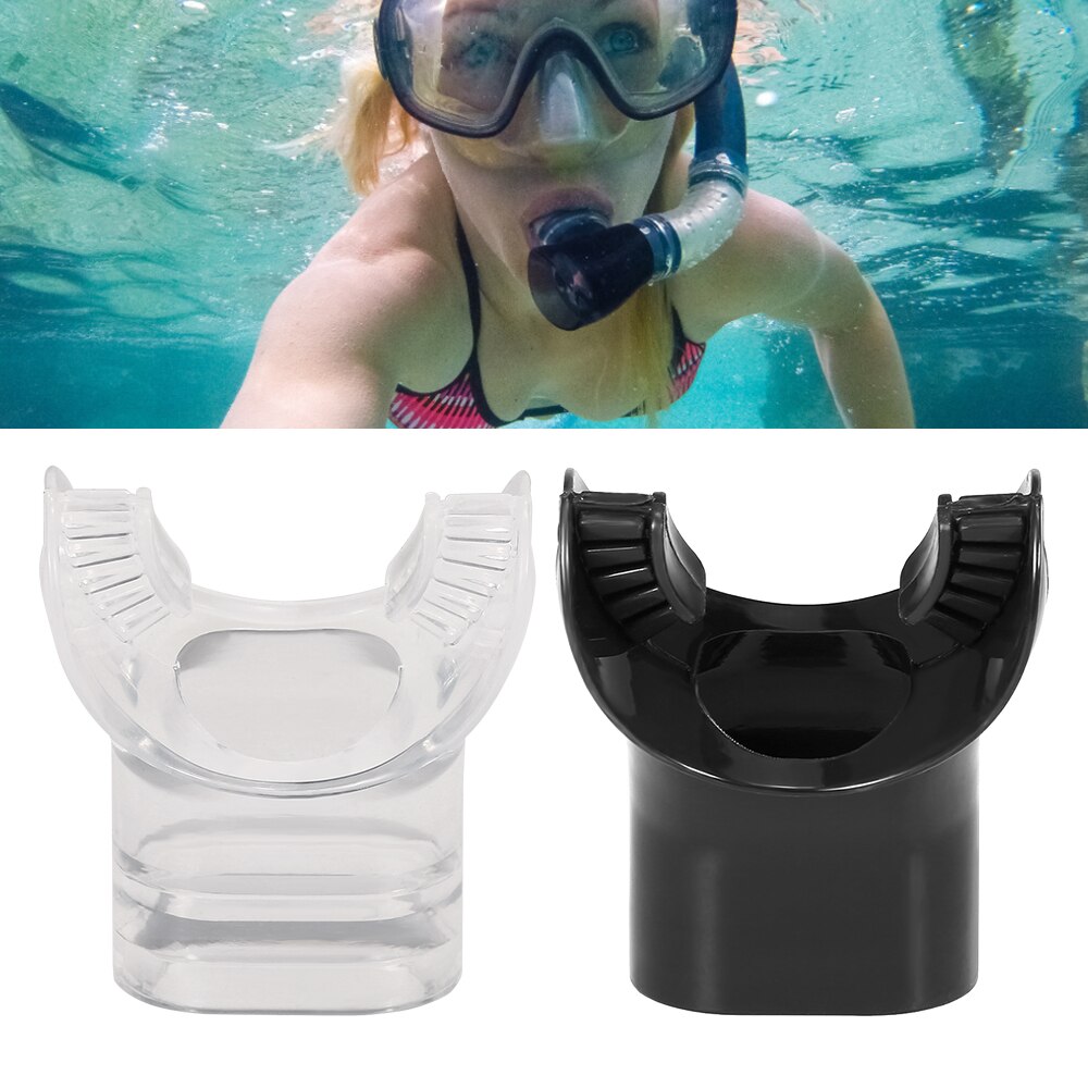 2 stuks Niet giftig Zacht Siliconen Duiken Buis Snorkelen Mondstuk Regulator Bite Valve Vervanging Ademen Accessoires