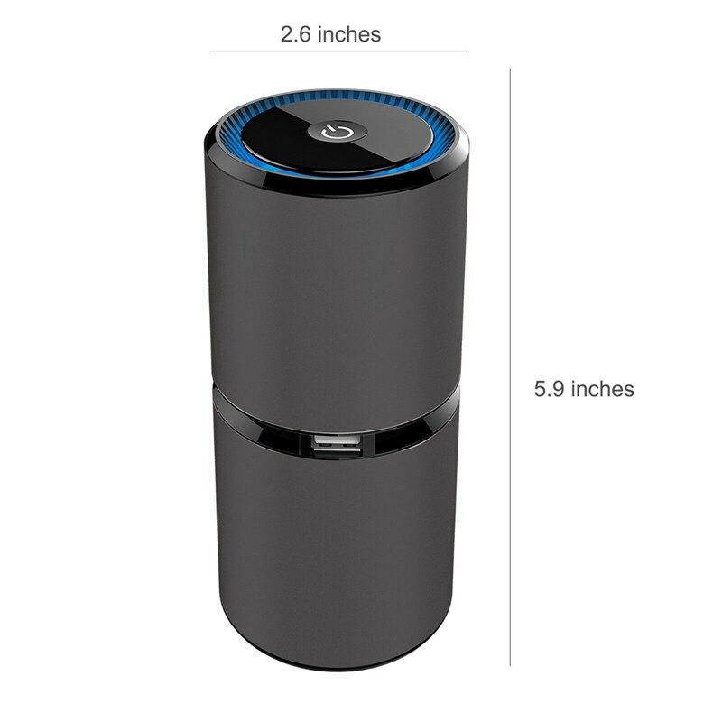Auto Ionisator Luchtreiniger Luchtverfrisser PM2.5 Stof Rook Reiniger Voor Thuis/Auto