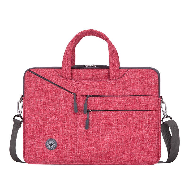 Kissyenia-funda impermeable para Macbook, 13, 14 y 15 pulgadas, funda de portátil, maletín de viaje de negocios para ordenador, bolso de hombro de vuelo KS1196: Red-15inch