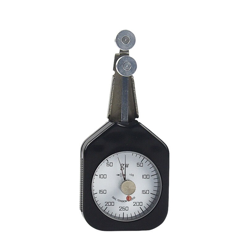 Double Pointer Dial Yarn Tensionmeter with Yarn Tension Meter Range 250 to 20 to 250gw