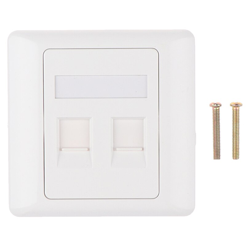 Nyeste god 86 type 2 porte nem at installere computer stik panel  rj45 kabel interface stik væg stik panel panel
