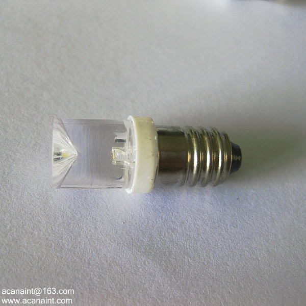 1 unidad, 1led E10, puerto de rosca, 12V, bombilla pequeña, rosca de rosca LED, bombilla pequeña, Cuenta de luz blanca para micro señal