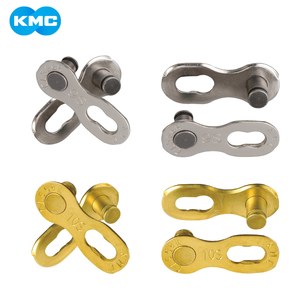KMC – maillons de chaîne de vélo de route, 6/7/8/9/10/11 vitesses, une paire, or argent, pour Shimano