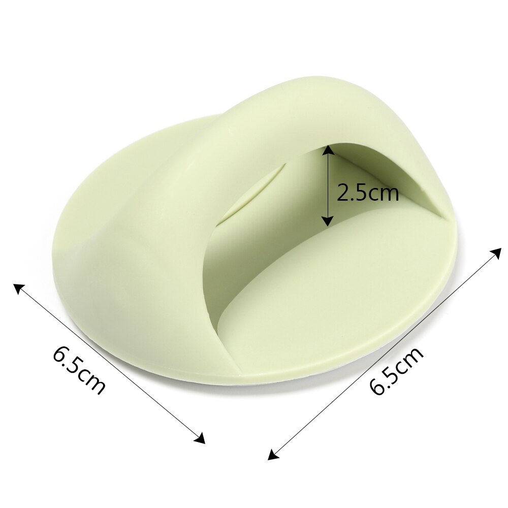 Multifunctionele Zelfklevende Ronde Deurklink Extra Knoppen Plastic Meubilair Garderobe Trekt Glas Venster Koelkast Pull