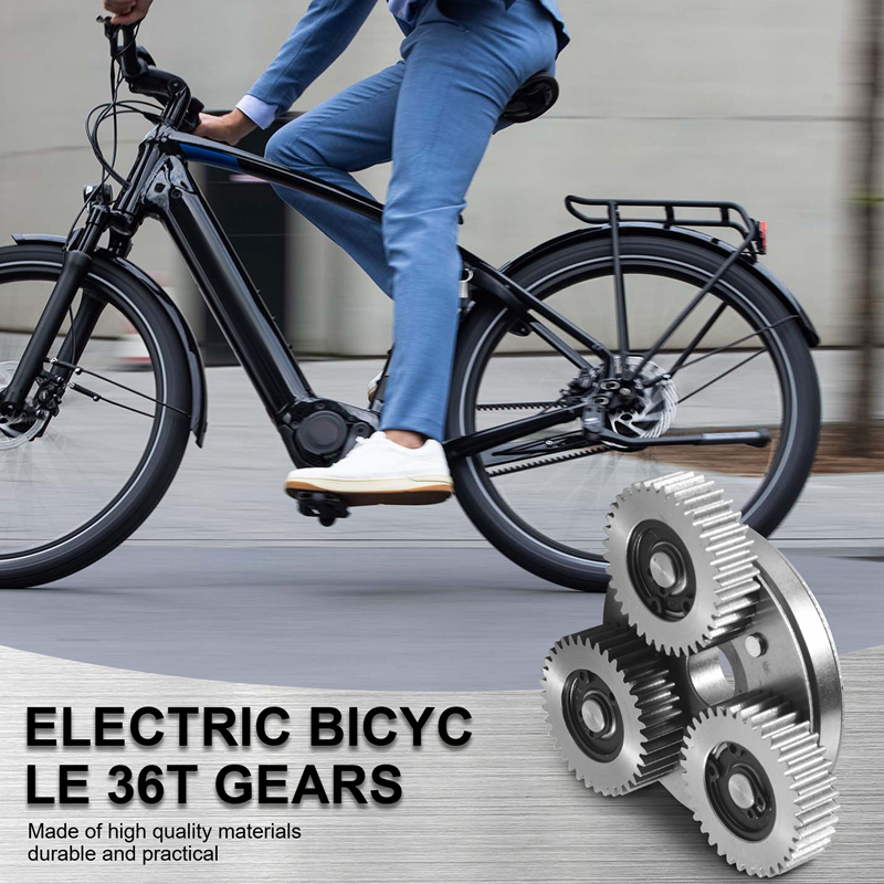 Engranaje planetario 36T 38mm con embrague para Motor bicicleta eléctrica E-Bike engranaje de acero Ebike