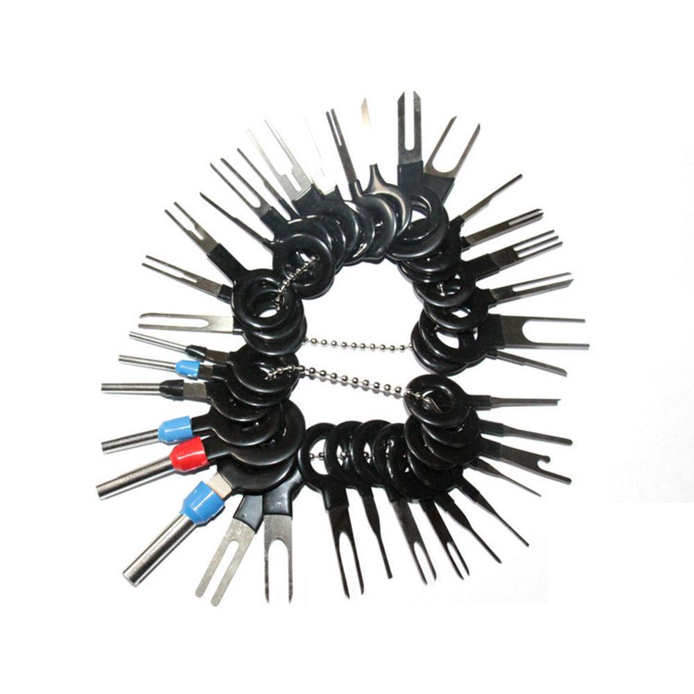 41Pcs Car Terminal Removal Tool Wire Plug Connector Extractor Puller Release Pin Extractor Kit For CarPlug Repair Tool