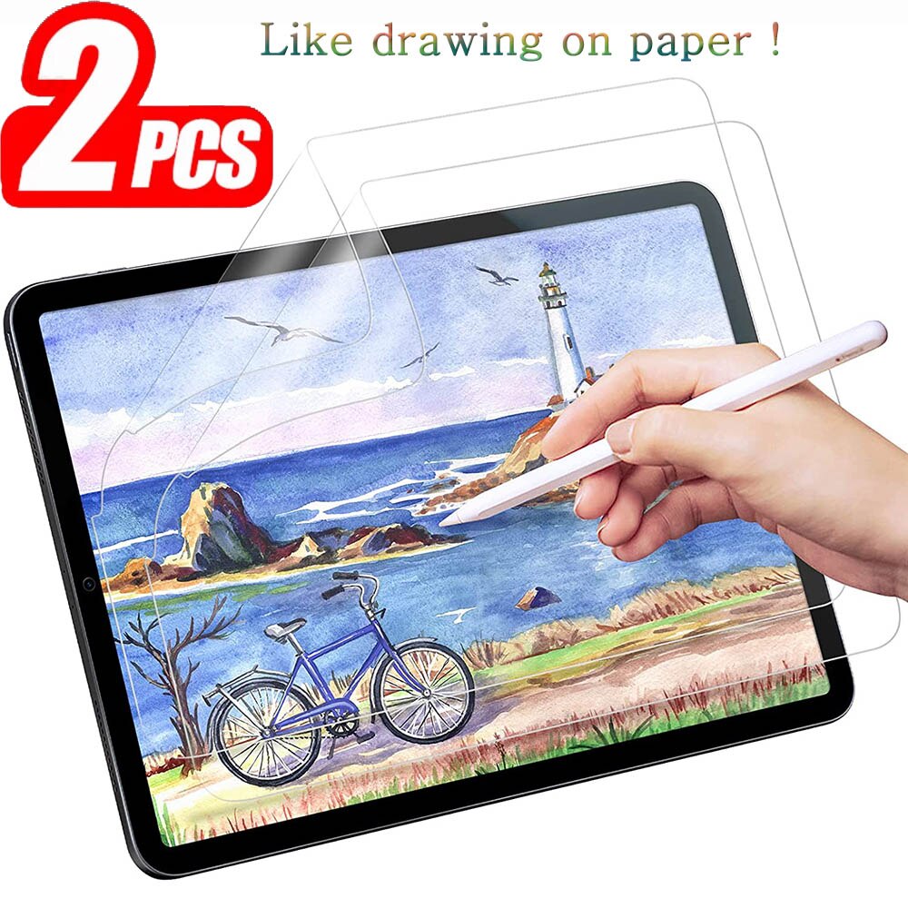 (2 paczki) papier jak Film do Samsung Galaxy Tab A A7 A8 S4 S5E S6 S7 S8 Lite Plus FE 8.0 8.4 10.1 10.5 11 12.4 Screen Protector