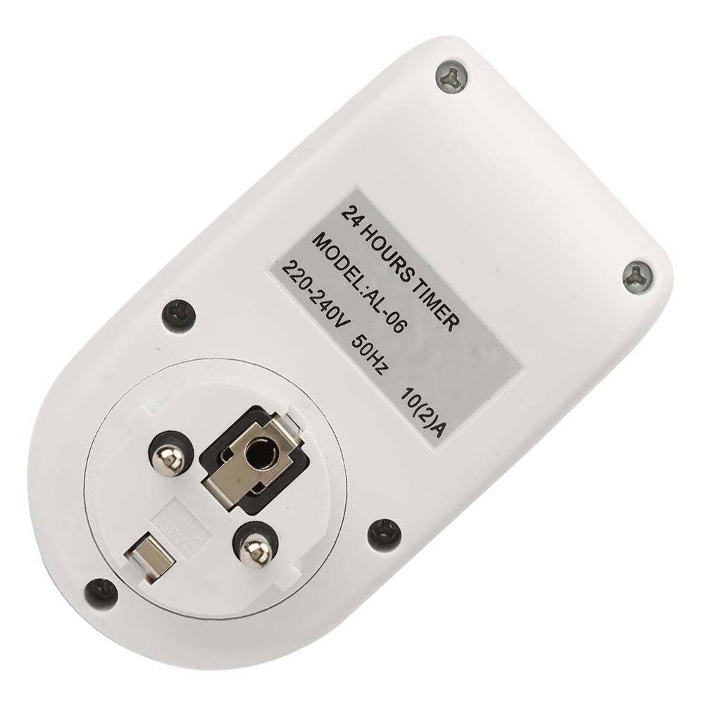 Programmable Timer Plug Socket Digital Electrical LCD 220V Light Switch 7 Day Energy Saving Anti-Theft AL-06 Timing Socket