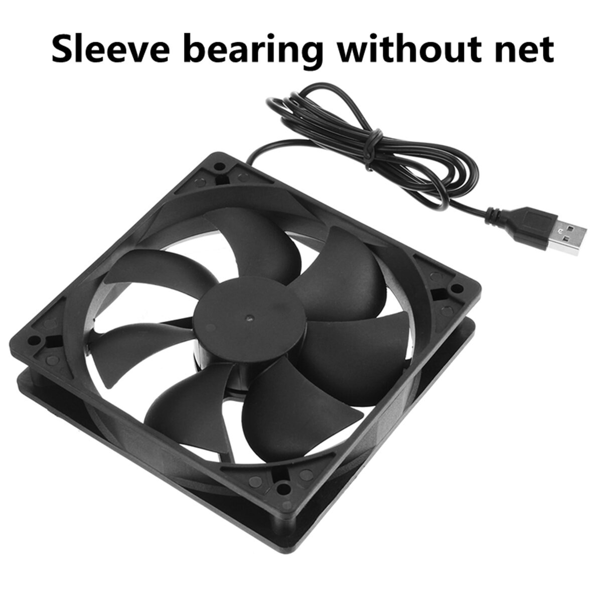 DC 5V 12 CENTIMETRI router Ventola Di Raffreddamento FAI DA TE di Raffreddamento del PC TV scatola Tranquillo E Silenzioso di Alimentazione USB Ventola da 120mm USB TV scatola Gatto A Banda Larga di Raffreddamento cremagliera di Supporto