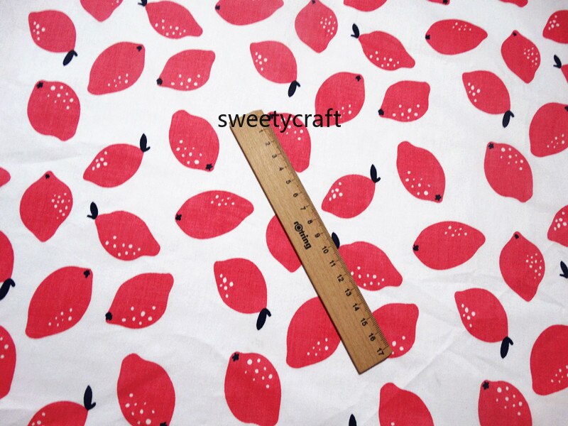 160 x 50cm citroen bedrukte 100%  katoenen stoffen babymeisjes katoenen keperstof voor doe-het-zelf naaien patchwork doek lakenstof