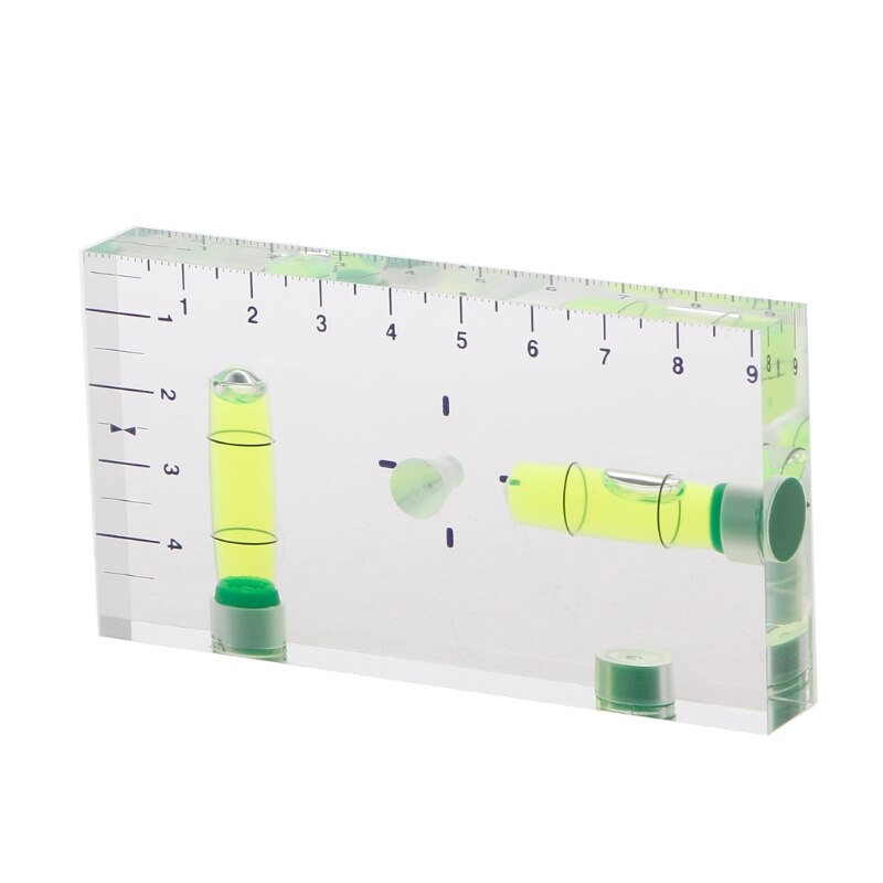 Hoge Precisie Transparant Twee Richting Magnetische Niveau Bubble Mini Waterpas