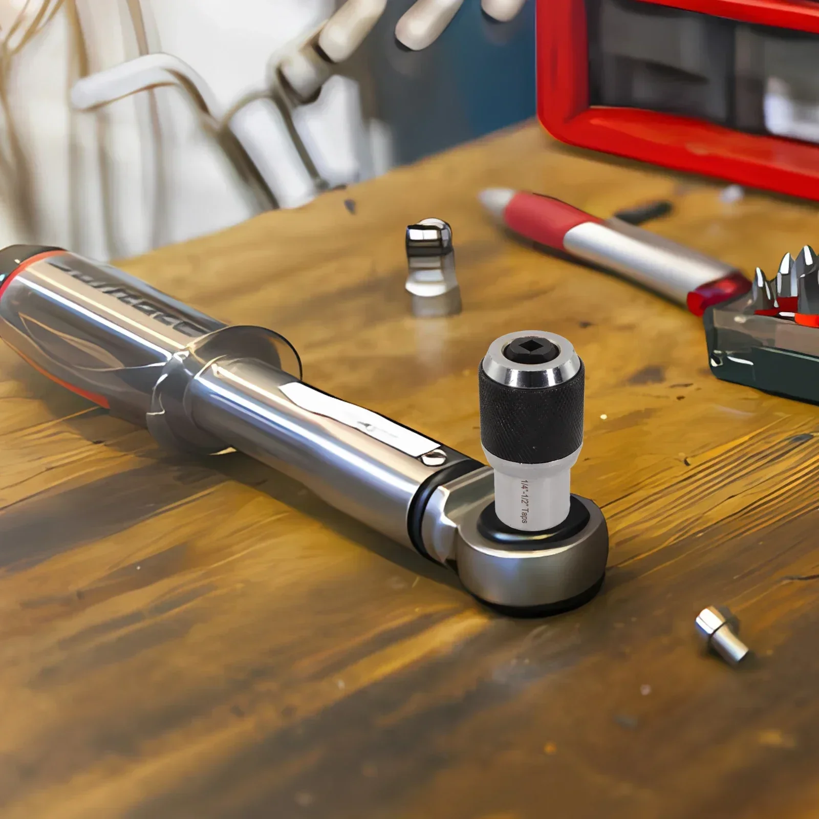 Verstelbare Tap Socket Extractie Tool Voor Kranen Ruimers Schroef Extractor 6-1/4 1/4-1/2in Drive Tap Socket Voor 3/8in Vierkante Sleutel