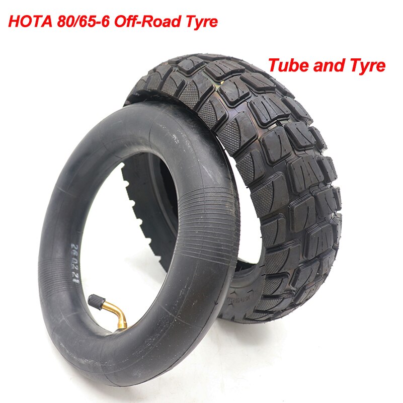 255x80 Electric Scooter Off-road Tire 10x3.0 Thickened Widened Inner Outer Tyres 80/65-6 for Speed Grace 10 Zero 10x KuGoo M4: E tube and tyre