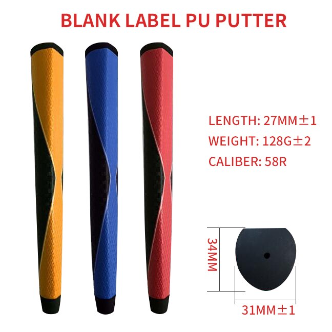 Overstretches golf grips rubber inner tube PU golf putter grip color block decoration golf club grip