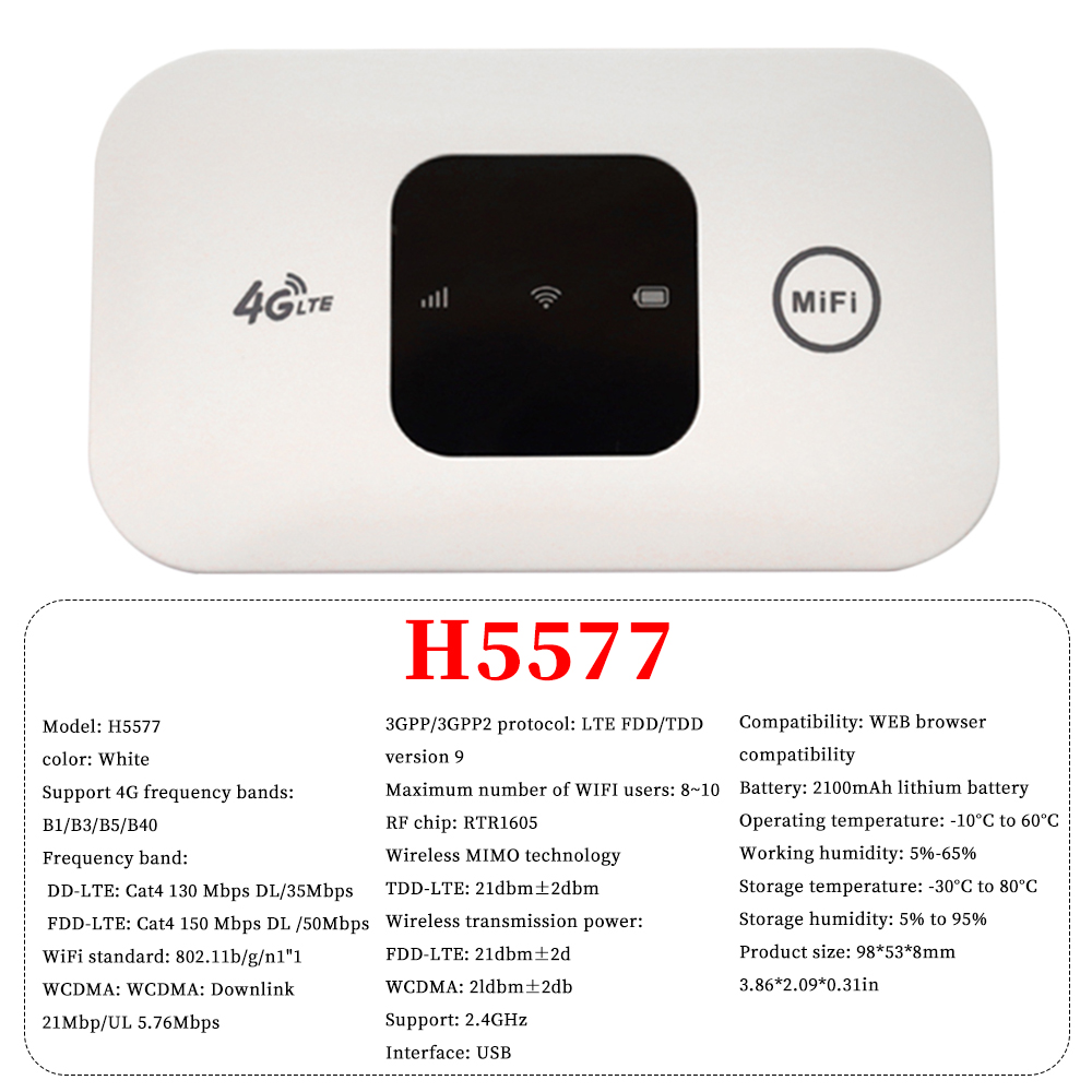 Modem 150 mbps 4g lte 4g mobilny router wi-fi przenośny klucz usb bezprzewodowe routery kieszonkowe z gniazdem 10 kartę sim obsługuje 8 to użytkowników: Biały
