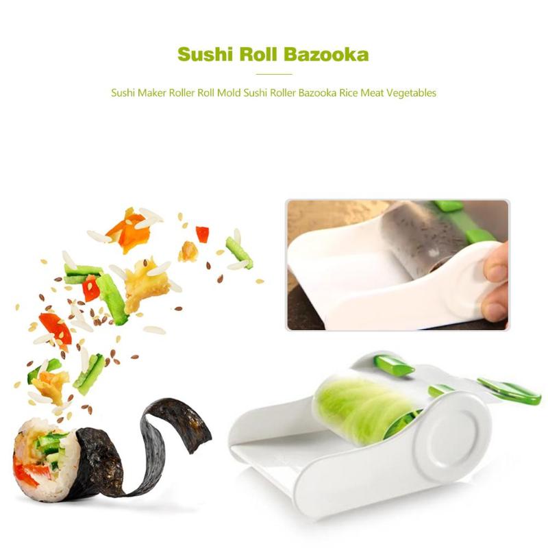 VKTECH Keuken Sushi Maker DIY Sushi Roller Bazooka Rijst Vlees Groenten Roll Mold Perfect Magic Roll Sushi Maker Keuken Gadget