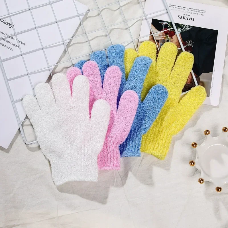 Gant de toilette de nettoyage du corps, brosse douce, maison, hôtel, salle de bain, boule de douche, ensemble d'épurateur de dos, serviette exfoliante pour la peau, gants de bain