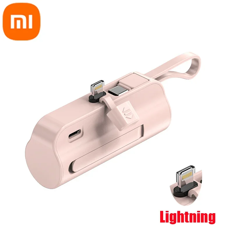 Xiaomi Mini 30000mAh Large Capacity Power Bank CapsulePortable Wireless Fast Charging External Battery For iPhone Huawei: Blue / 30000mAh