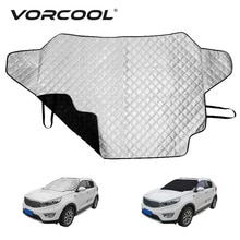 Vorcool 145X111 Cm Auto Zonnescherm Cover Thicken Opvouwbaar Voorruit Visor Magnetische Verdikte Warmte Reflecterende Zon Shield Protector