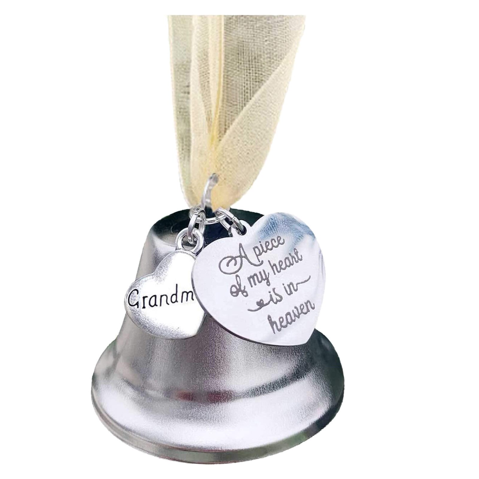 Campana de Ángel colgante de campana de Navidad, adorno conmemorativo para la pérdida del ser querido, de recuerdo de fieltro, decoración colgante para árbol de Navidad: G