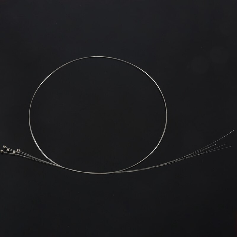 10 Stuks Silver Tone Stalen Snaren E-1 Voor Akoestische Gitaar