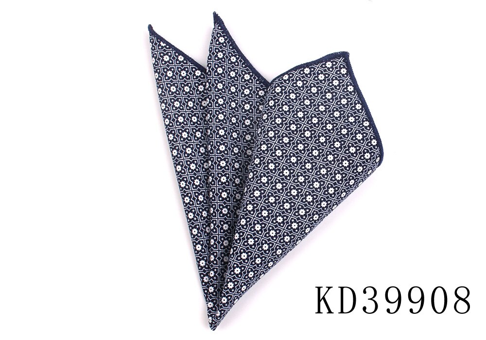 Costumes poche carré pour hommes femmes poitrine serviette Hanky messieurs Hankies hommes costume mouchoir géométrique coton poche serviette: KD39908