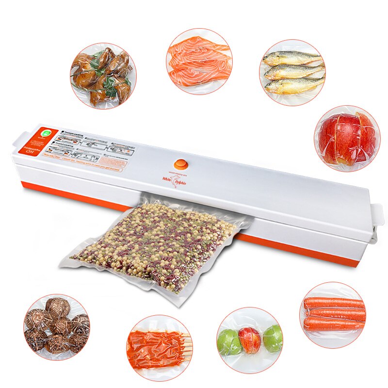 Home Food Packaging Machine Vacuum Sealer 220V 110V Sealing Fresh Film Sealer Vacuum Packer Mini China Vacuum Sealer Rolls Bags