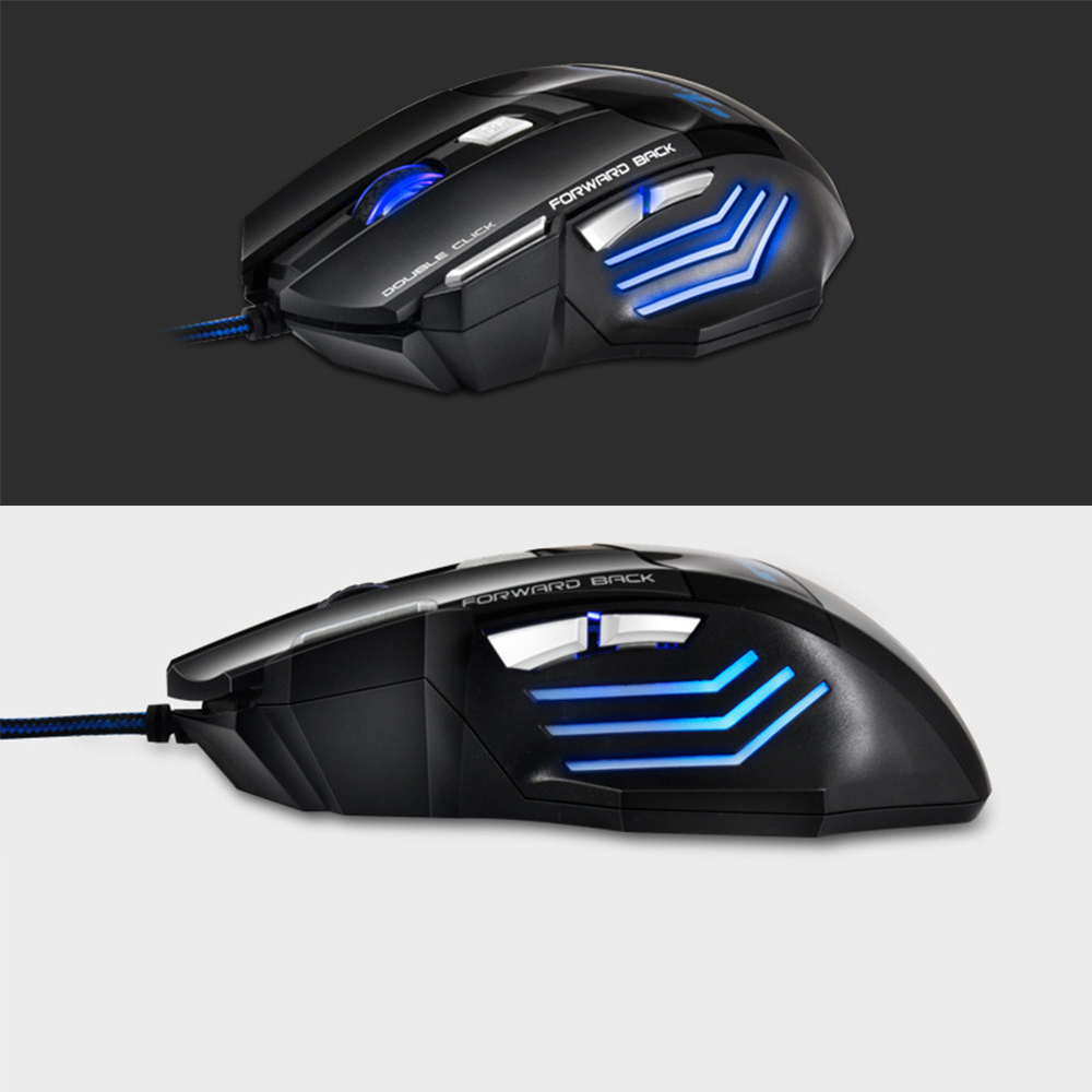 Ergonomic Wired Gaming Mouse 7 Button Colorful Luminous Mouse USB Gaming Mouse X7 for PC Laptop