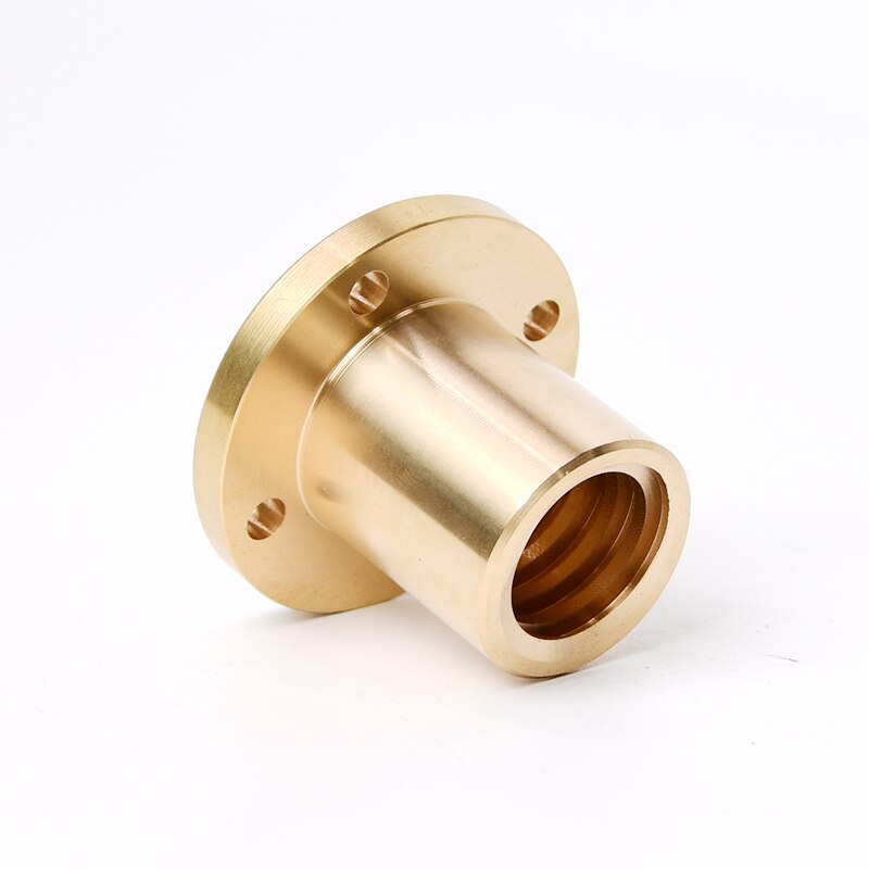 T5 T6 T16 T20 leadscrew nut Pitch 1mm/2mm Lead 1mm/2mm/4mm Brass Lead Screw Nut for CNC Parts 3D Printer Accessories