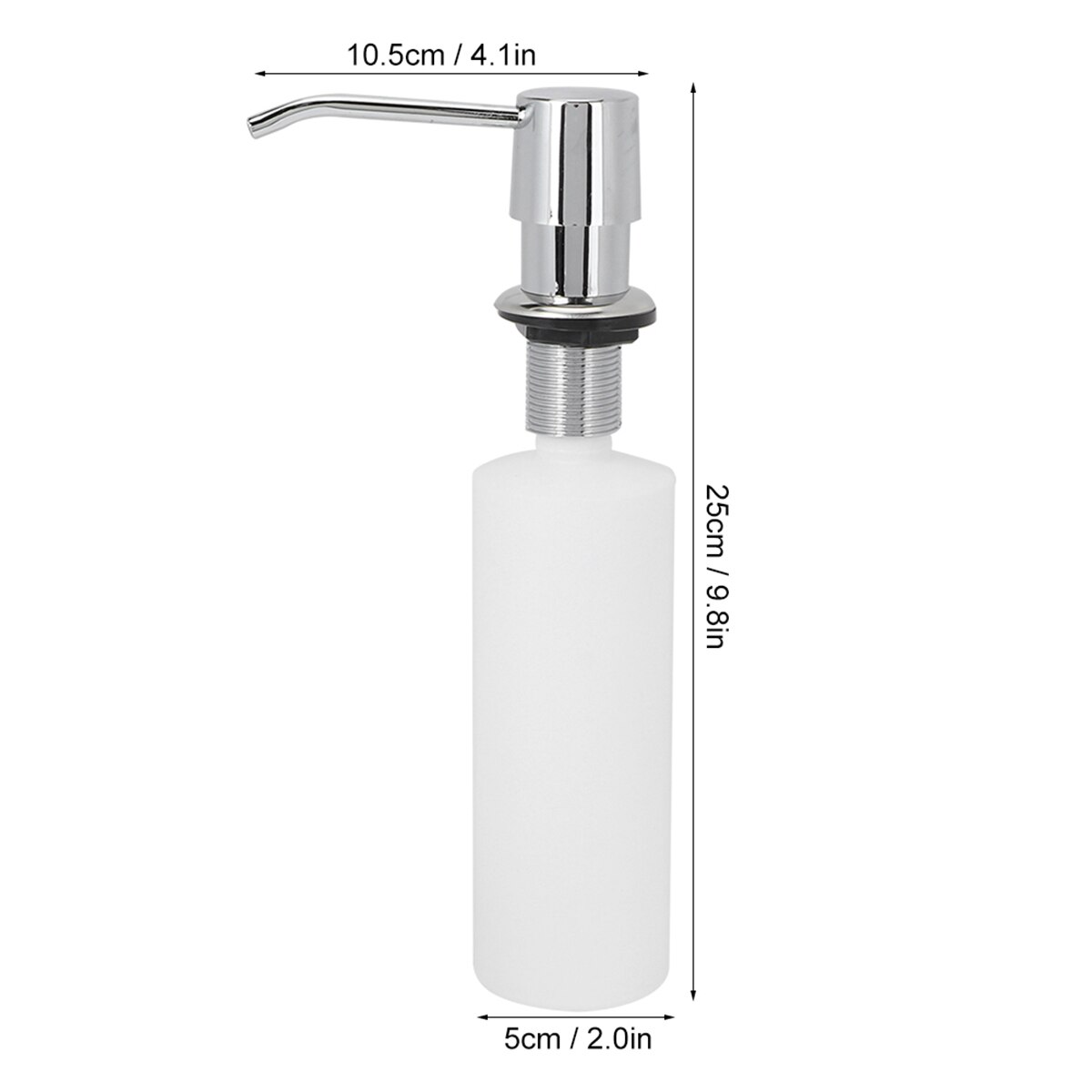 300ml Built in Kitchen Sink Soap Dispenser Liquid Grandado