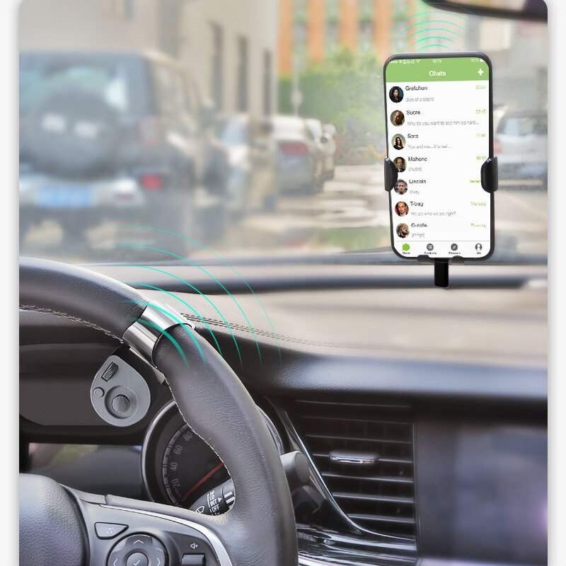 USB C Wireless Controller Steering Wheel Navigation Assistant Phone Remote Control Car Mount for Huawei Xiaomi Samsung