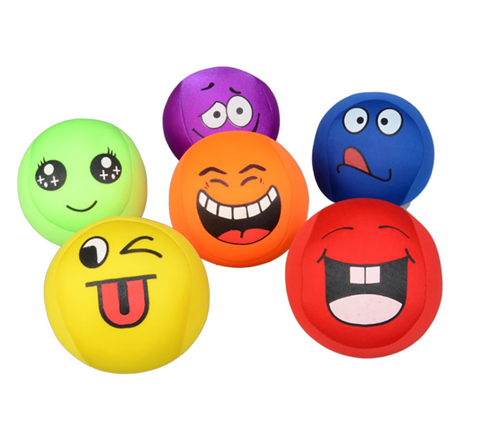 Smile All kinds Hand Grip Pressure Reliever Anti Stress Ball Toys Fitness Hand Finger Trainer Rehabilitation handball toy L1227: Default Title