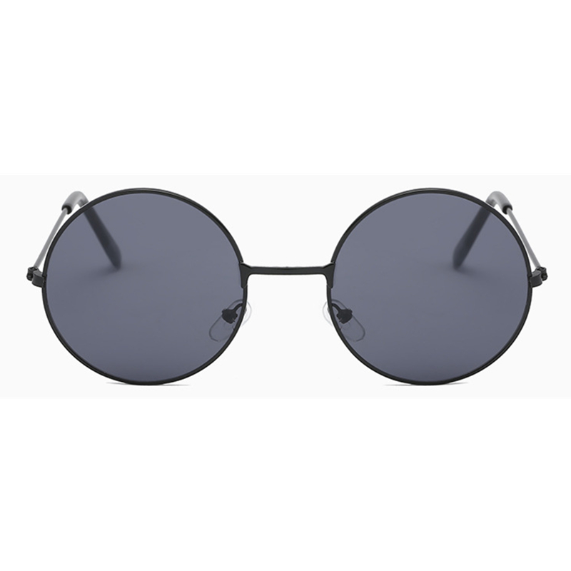 Retro solglasögon klassiska runda solglasögon män kvinnor små vintage retro glasögon kvinnor kör metall glasögon solglasögon  uv400