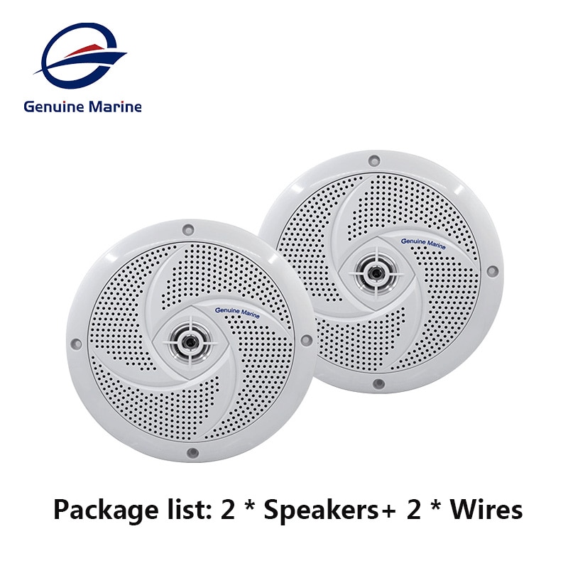 6.5 Inch 60Watts Marine Moisture-Proof And Waterproof Speaker Motorcycle For Boat Outdoor Music Trumpet