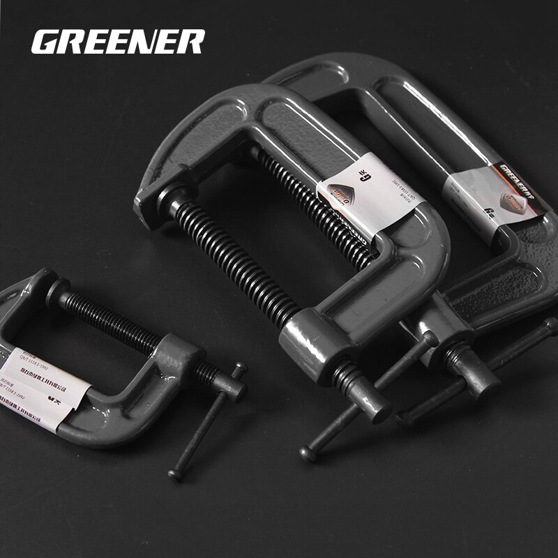 Greener Heavy Duty G Clamp 1-12inch Heavy Duty C-clamp G-clamp Heavy Duty Metal Carpenter Handyman Woodworking Tool