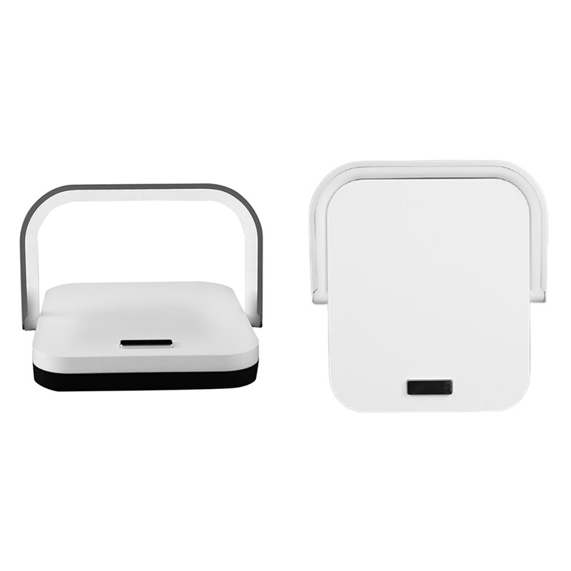 2-in-1 Table Lamp with Wireless Charger for iPhone - Foldable 5-Speed Warm Light Dock Station