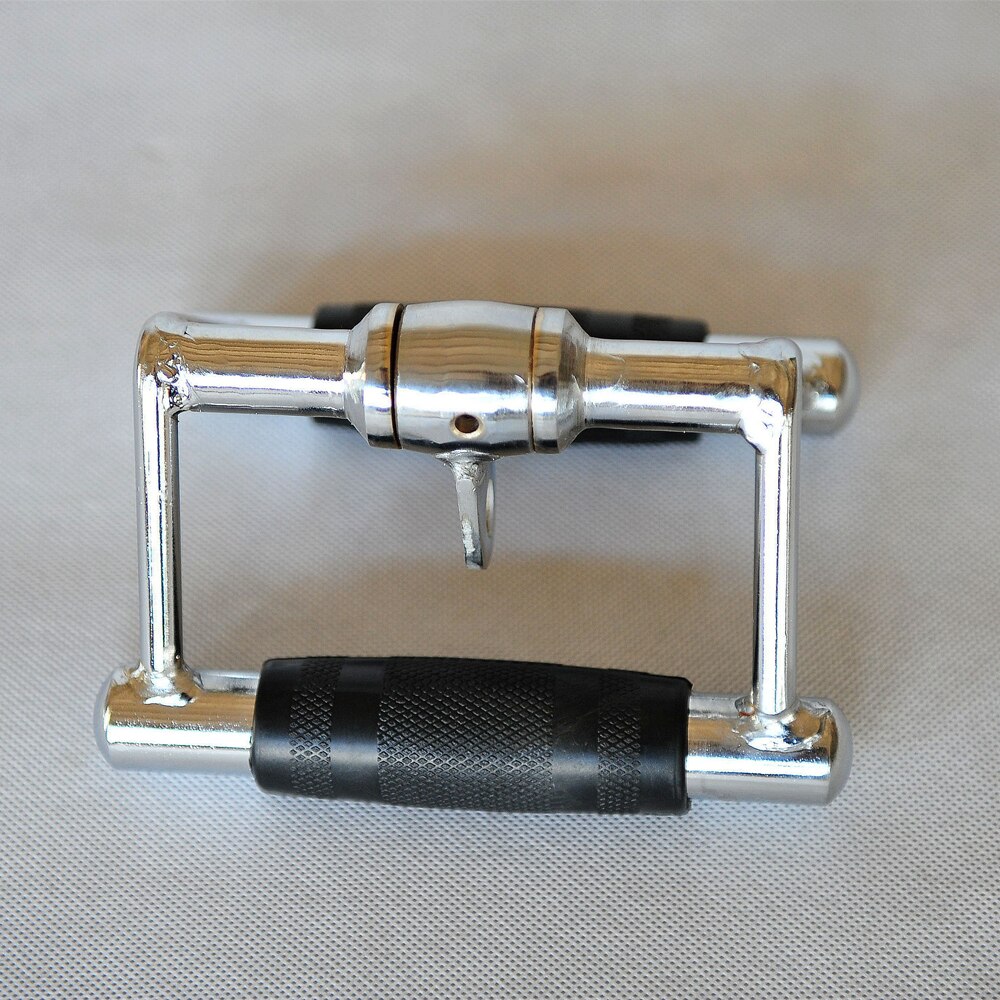 2.5kg Double Row V Handle Cable Attachment Multi Rotation Gym Pull Down Rope Accessories Bodybuilding Biceps Triceps Grip Bar F1