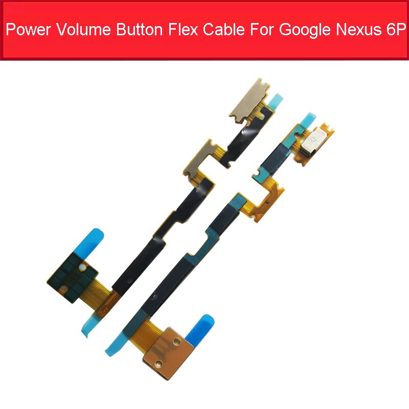 Op OFF Power Screen Lock Flex Kabel Voor Google Nexus 6 P Volume button Down en up Flex lint Schakelaar knop Reparatie Vervanging